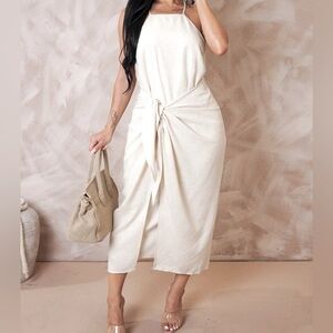 Midi dress (linen)